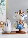 Yongsheng Nordic Teapot and Teacup Set features a modern, simple and creative style Item Picture